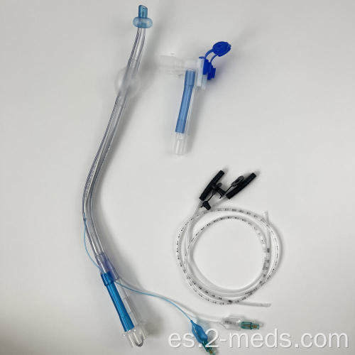 Tubo endotraqueal de doble luz médico estéril